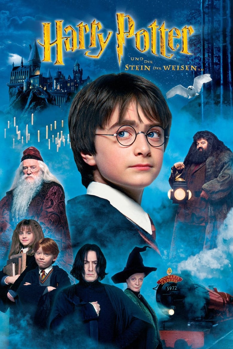Poster for the movie "Harry Potter und der Stein der Weisen"